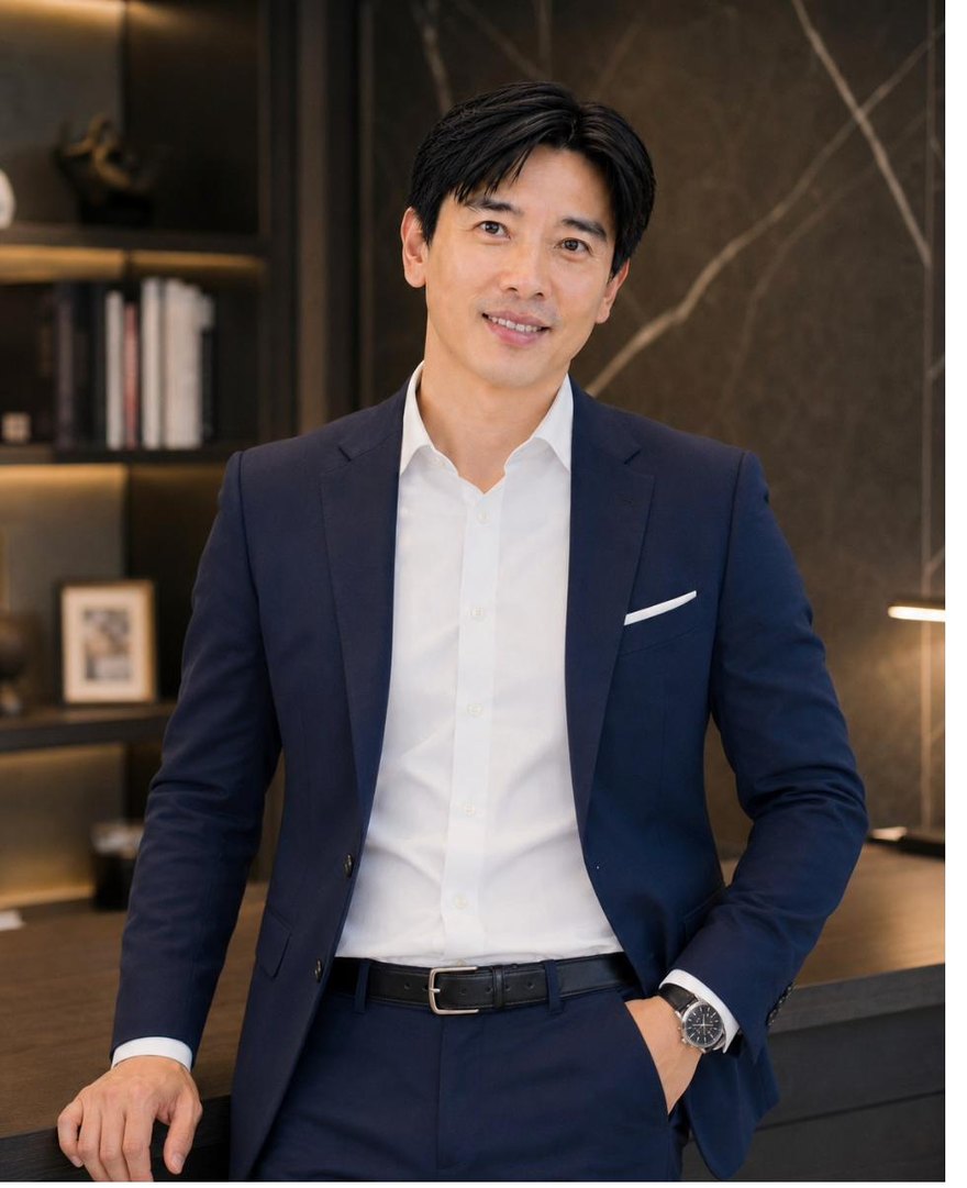 Ivan Teh, founder of Fusionex, photographed in a corporate office setting